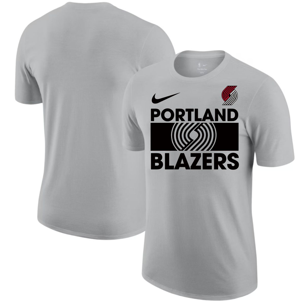 Men 2025 NBA Portland Trail Blazers White Nike T shirts style 1->nba t-shirts->Sports Accessory
